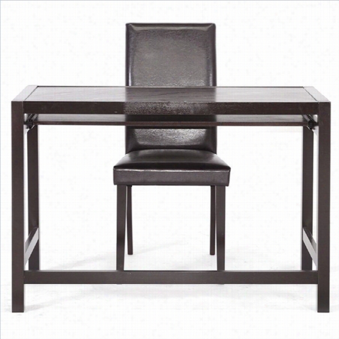 Baxtonn Studio Astoria Desk And Chair Sett I Dark Brown