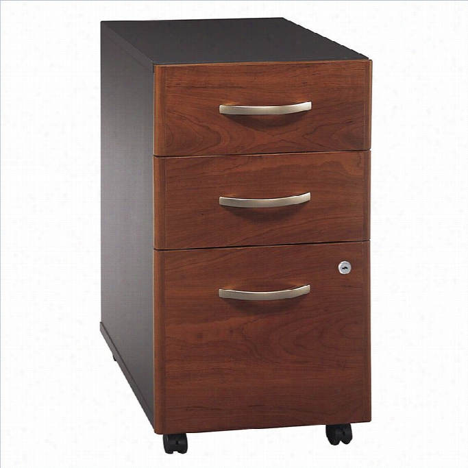 Bush Bbf Series C 3dwr Mobile Pedestal In Hansen Cherry