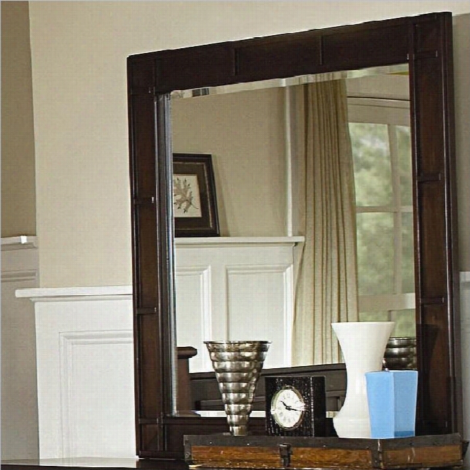 Coaster Harbor Classic Square Dresser Mirror In Cappuccino Finish