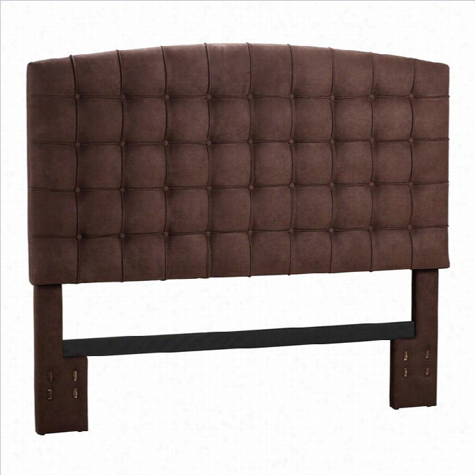 Dorel Ilving Tufted Panel Headboard  In Brown