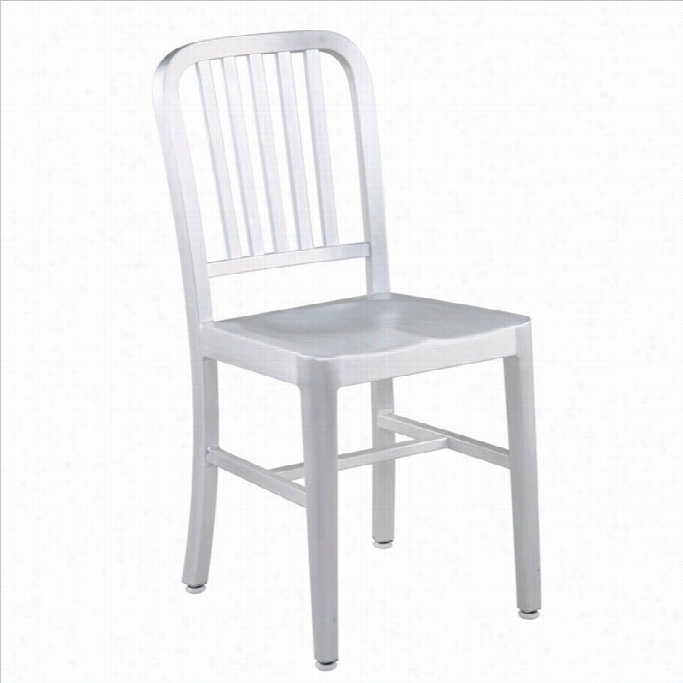 Eurostyle Camy Classic  Dining Cchair I N Matte Aluminum