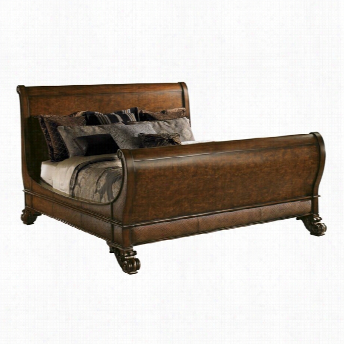 Henry Link Casablanca Sleigh Receptacle In Avalon Finish-king