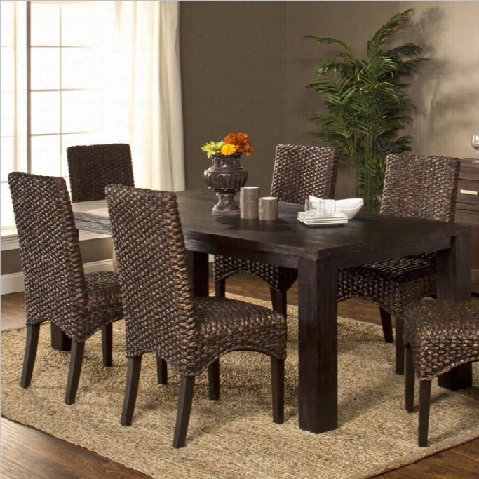 Hillsdale Simply Sydney 5 Piece Dining Set Im Smoke Brown