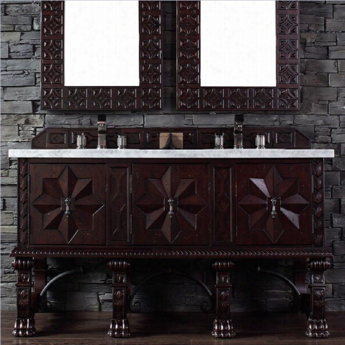 Jamees Martin Balmorap 60 Double Bathroom Vanity I Nantique Walnut