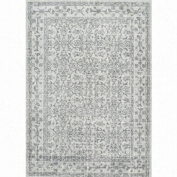 Nuloom 7' 10 X 01' 10 Vintaeg Waddellr Ug  In Gray