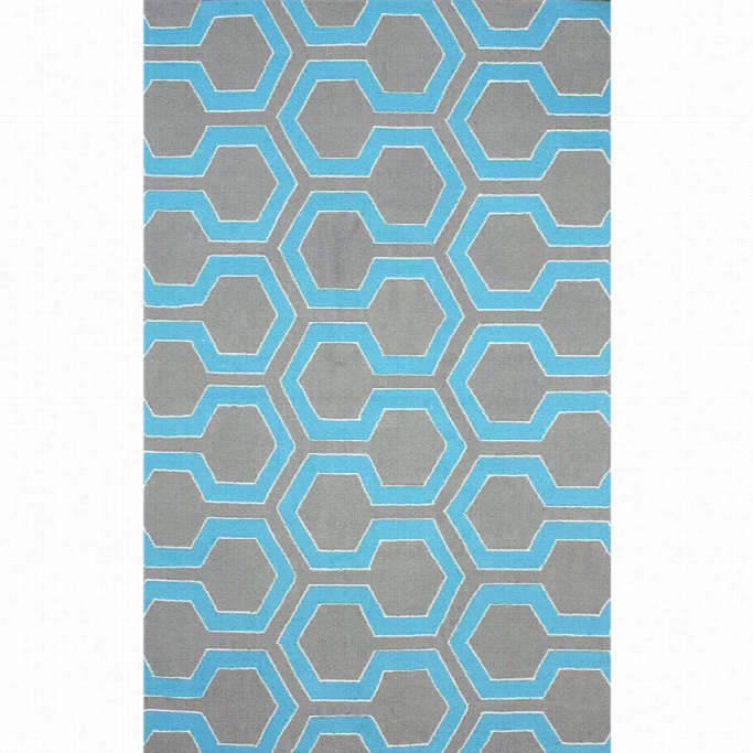 Nuloom 7' 6 X 9' 6 Hand Hooked Lucia Rug In Blue