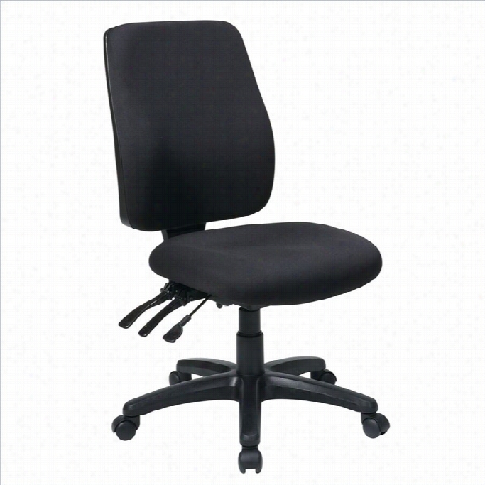 Place Of Business Star High Back Office Chair With Ratchet Back Height Adjustment-light Grey