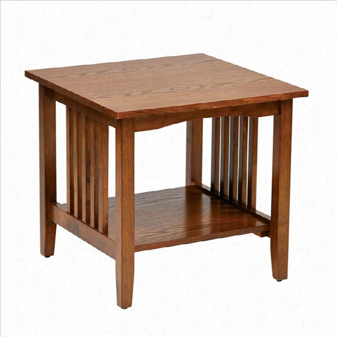 Office Star Sierra End Table In Ash