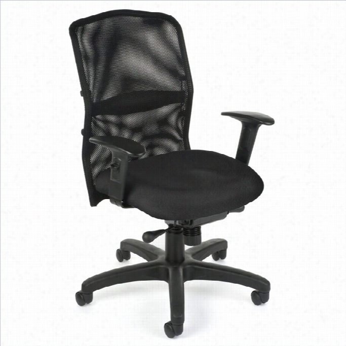 Ofm Airflo Executory Office Chair In Black