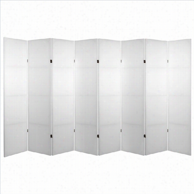 Oriental Do It Yourself Canvas Room Divider With 8 Array In Whife