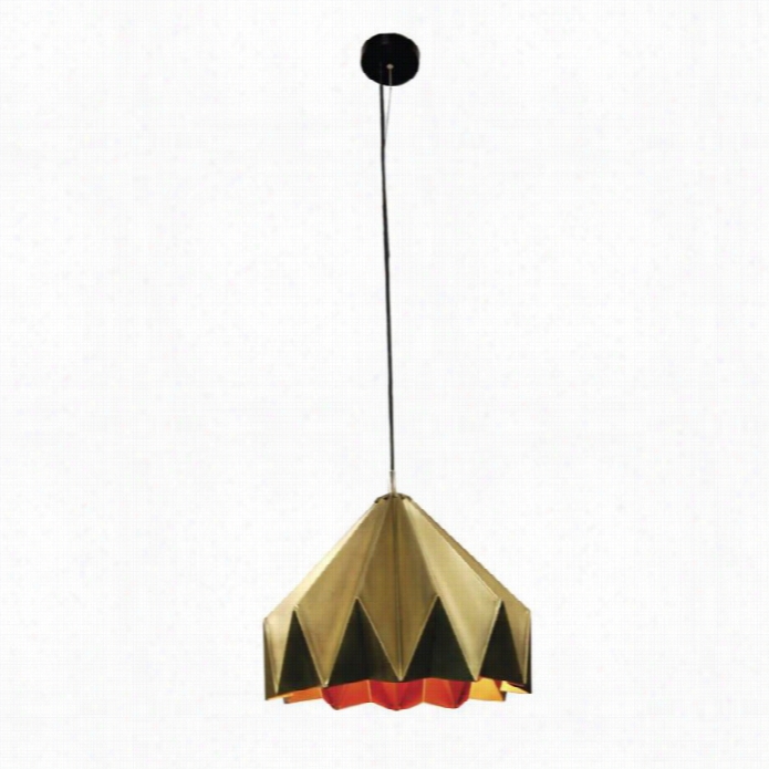 Renwil Kirigami Ceiling Fixture Ina Ntique Brass