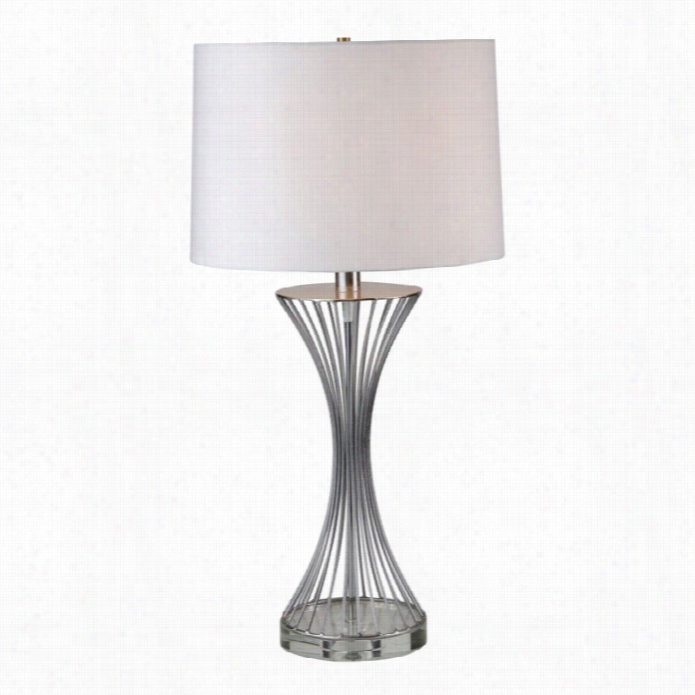 Renwil Sogiya Table Lamp In Silver Leaf