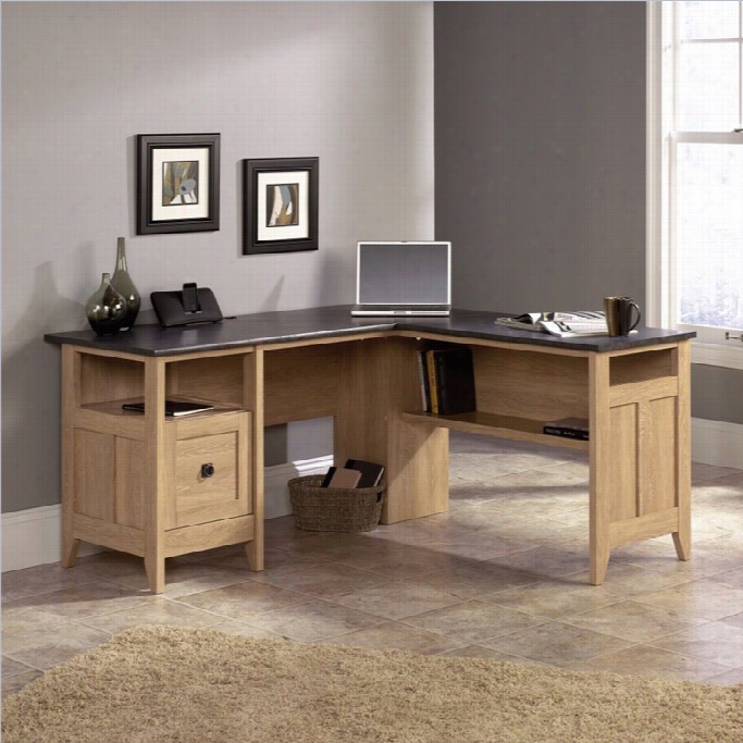 Sa Uder August Hill L-desk In Dover Oak