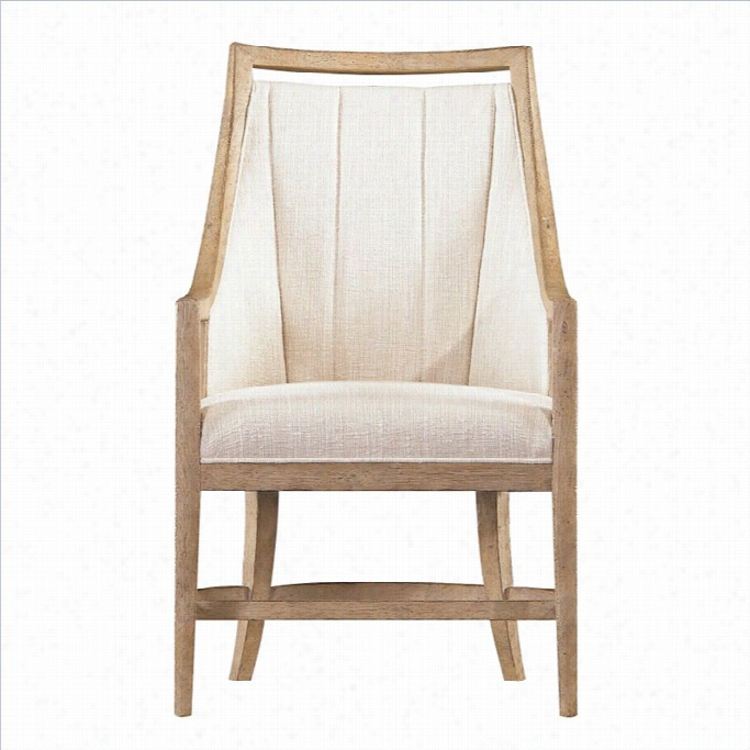 Stanley Furniture Coastal Living Resort By The Bay Host Arm Dining Chair In Weaathered Pier