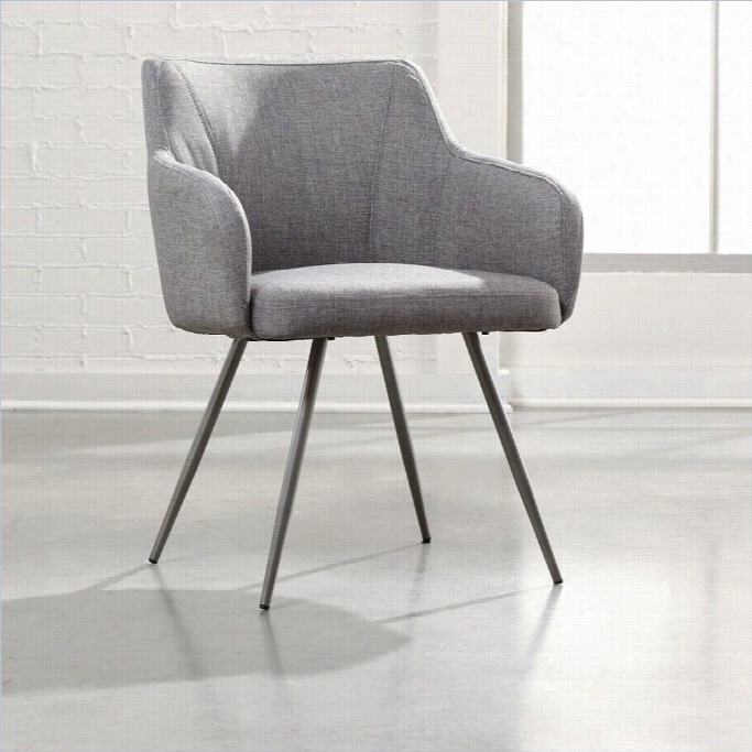 Studdio Rta Sof Fabric Arm Chair In Gray