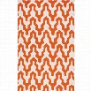 Nuloom 7' 6 x 9' 6 Hand Hooked Liam Rug in Orange