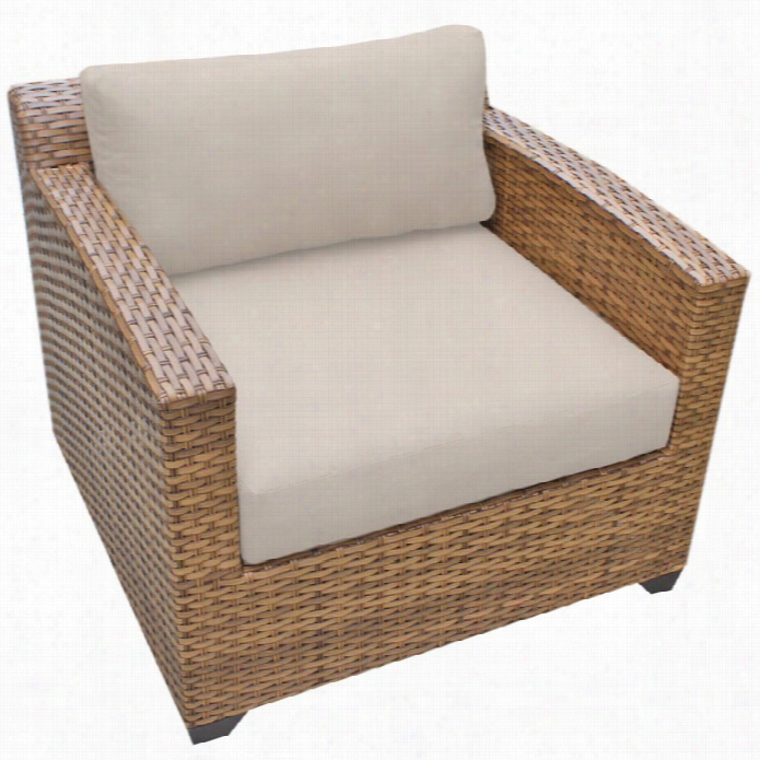 Tk C Laguna Outdoor Wixker Club Chair N Beige