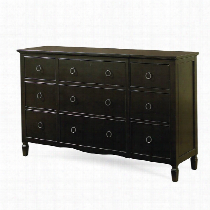 Universal Furniture Summer Hill Nine Drawer Dresser In Midnight