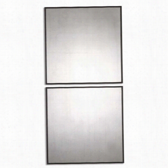 Uttermost Matty Antiqued Square Mirrors (set Of 2)