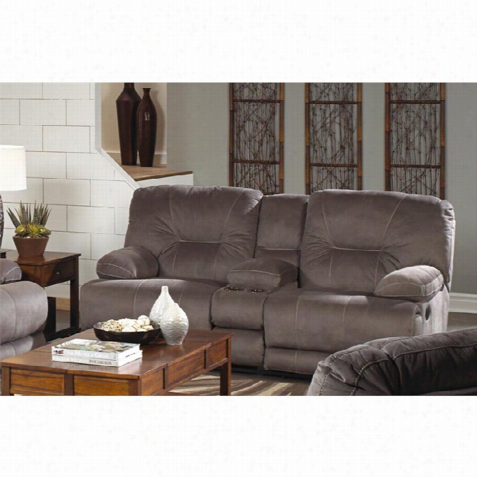 Catnapper Noble Lay Flat Recllining Fabric Loveseat Ins Late