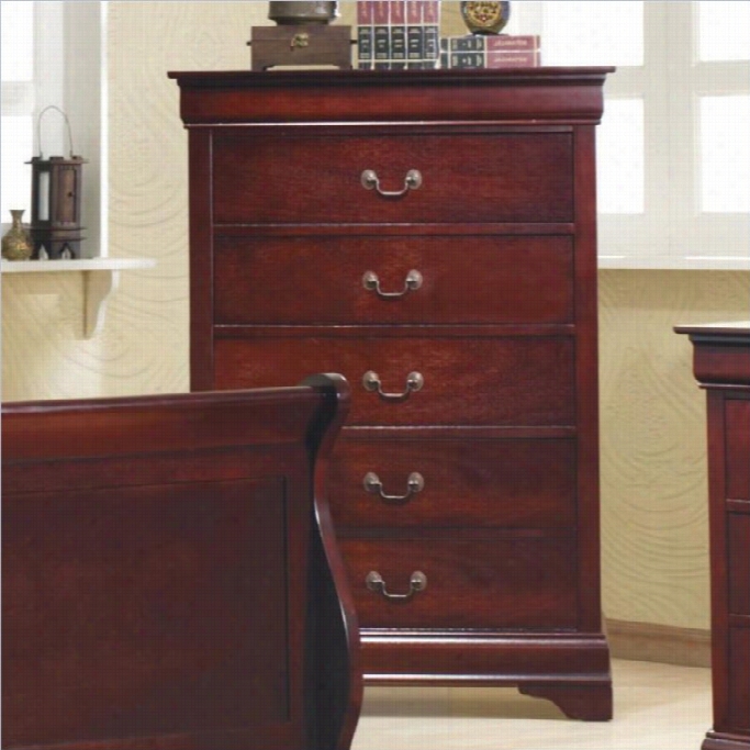 Coasteer Loui S Philippe Five Drawer Chest I Ric Hcherry