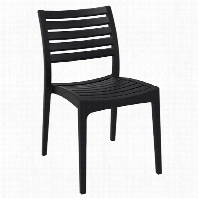 Compamia Ares Outdoor Dining Chhair In Black