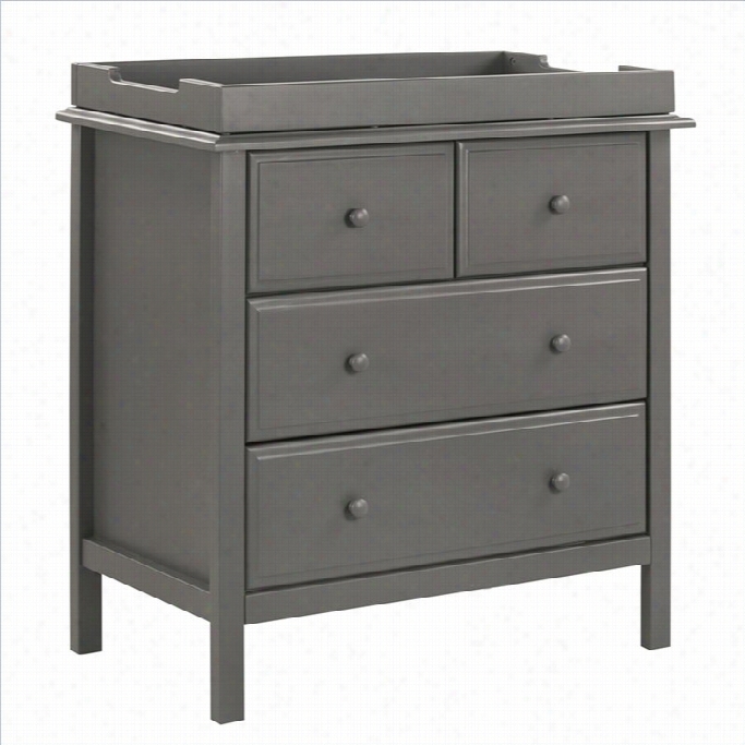 Davinci Autumn 4 Drawer Changer Dresser Ih Slate