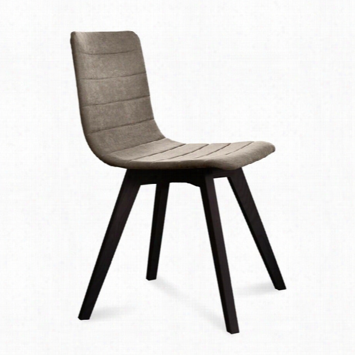 Domitalia Flexa Dining Chair In Flirt Sand And Anthracite