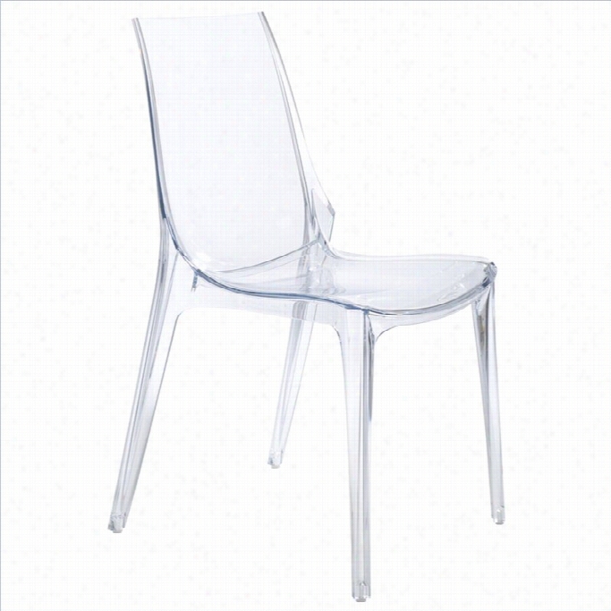 Italmodern Vanity Chair In Transparent