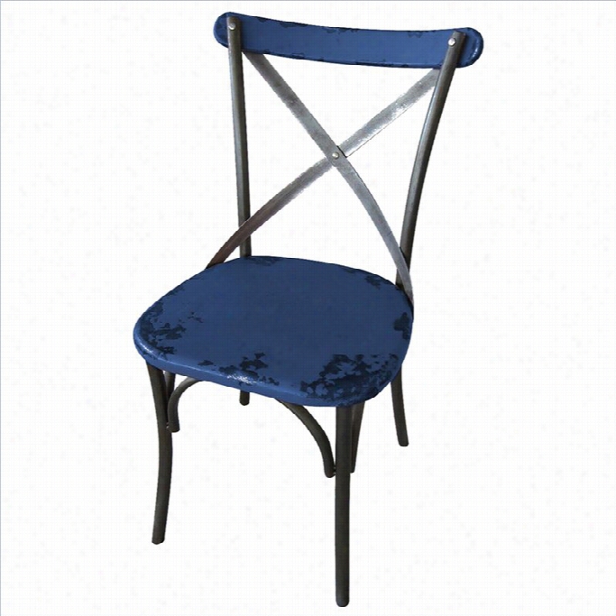 Moe's Bali Dining Chair In Blue