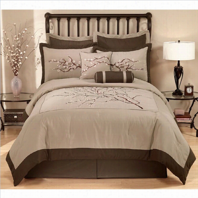 Pem America Zen Blossom Comforter Set-king