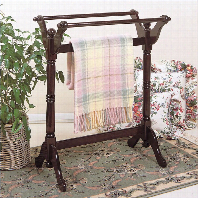 Powell Furniture Heeirloom Cherry Blanket Rack