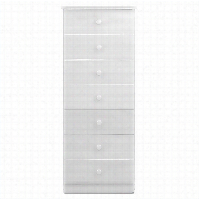 Prepac 7 Drawer Linge Rie Chest In White Finish