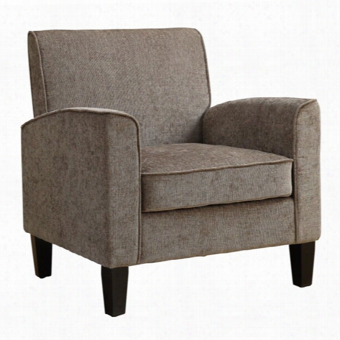 Pri Fabric Accent Chair In Grey