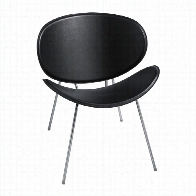 Safco Sy Guest Chair Black In Black