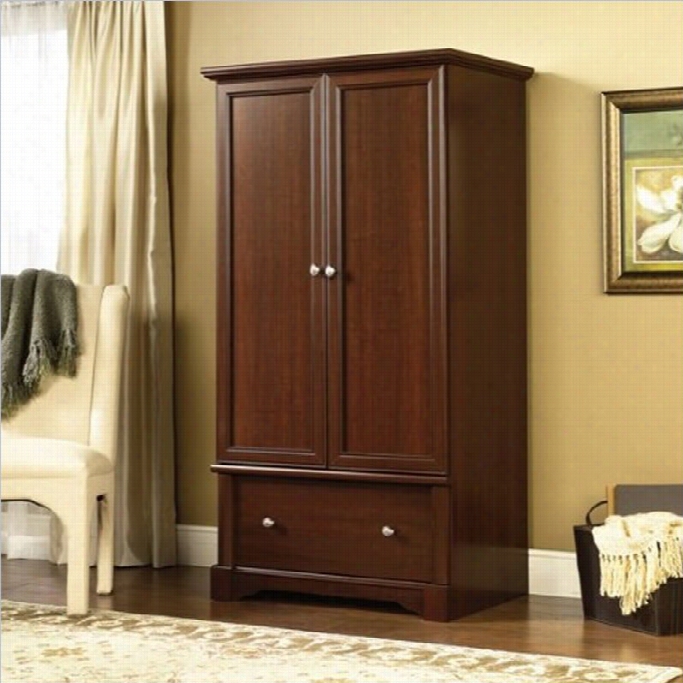 Sauder Palladia Wardrorb Armoire In Cherry