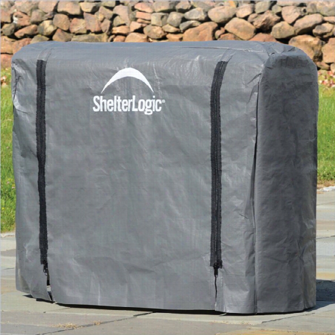 Sheltrogic 4' Firewood Storage Neck  Universal Cover In Gray
