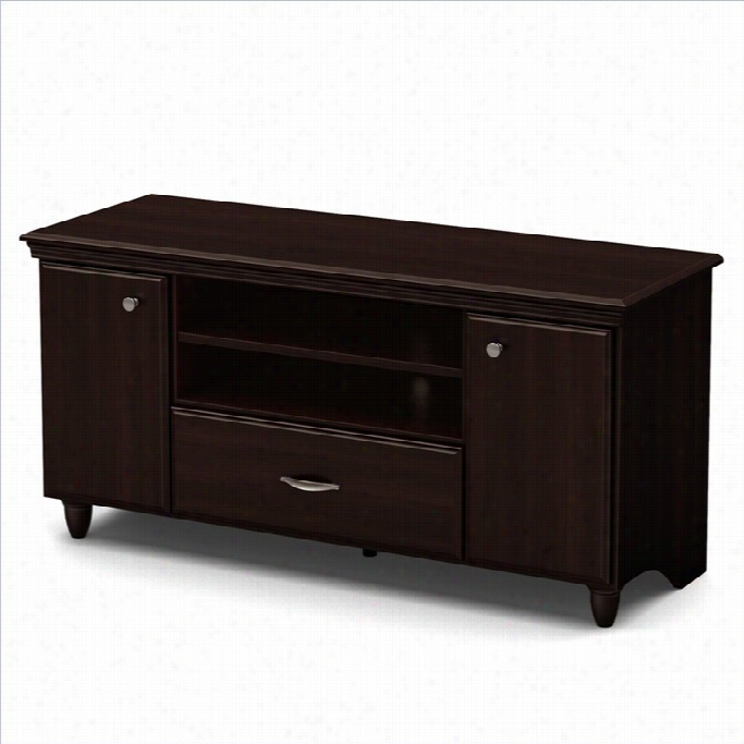 Soth Shore Granity Tv Stand In Dark Mahogany