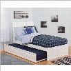 Atlantic Furniture Soho Bed with Urban Trundle in White-Full Size