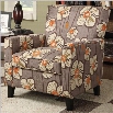 Coaster Accent Chair with Island Flower Pattern