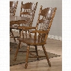 Coaster Brooks Turned Spindles Dining Arm Chair in Oak
