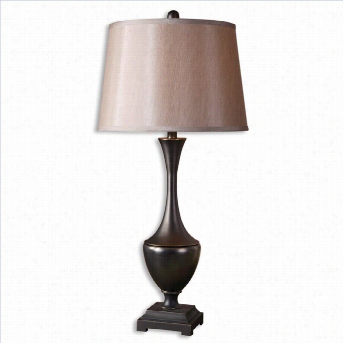 Uttermost Davoli Table Lamp In Lightly Distresse D Dark Bronze