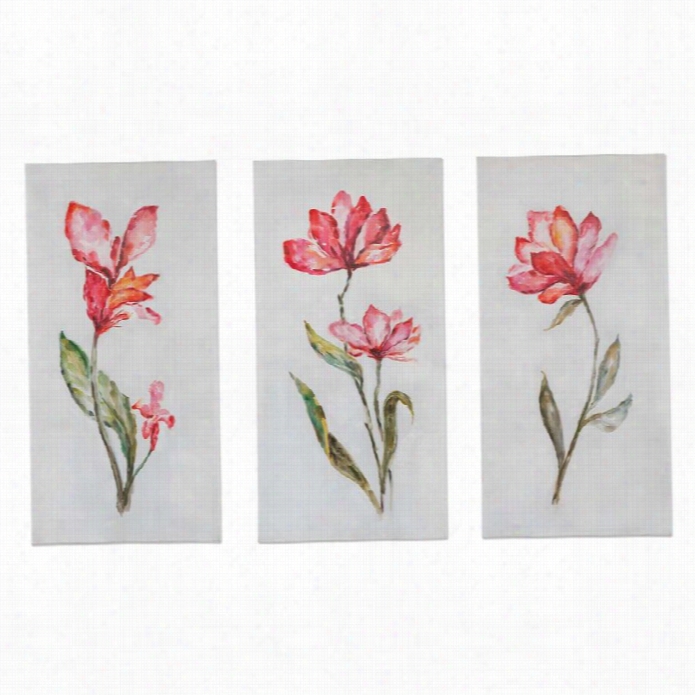 Uttermost Springtime Promise Flarl Art (set Of 3)