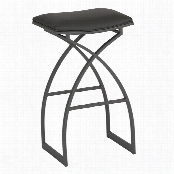 Armen  Living Harper 26 Modern Bar Stool In Hoary