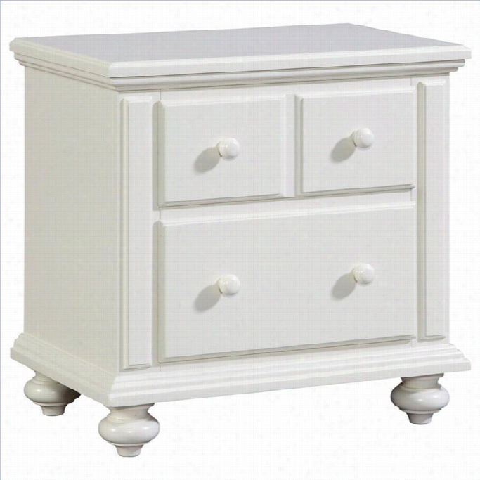 Broyhill Seabrooke Nightstand In White