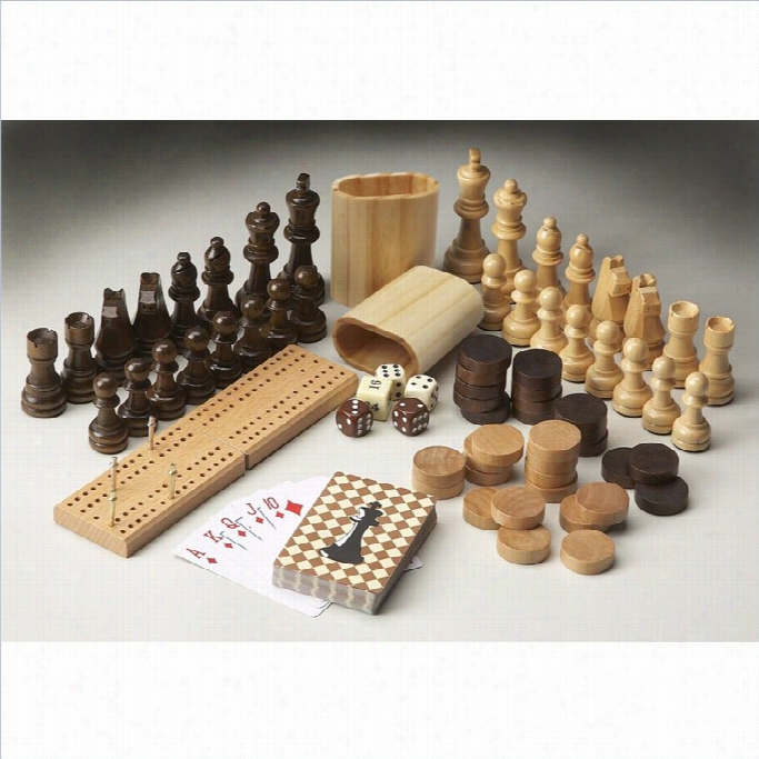 Butler Specialty Carved Wood Game Pieces