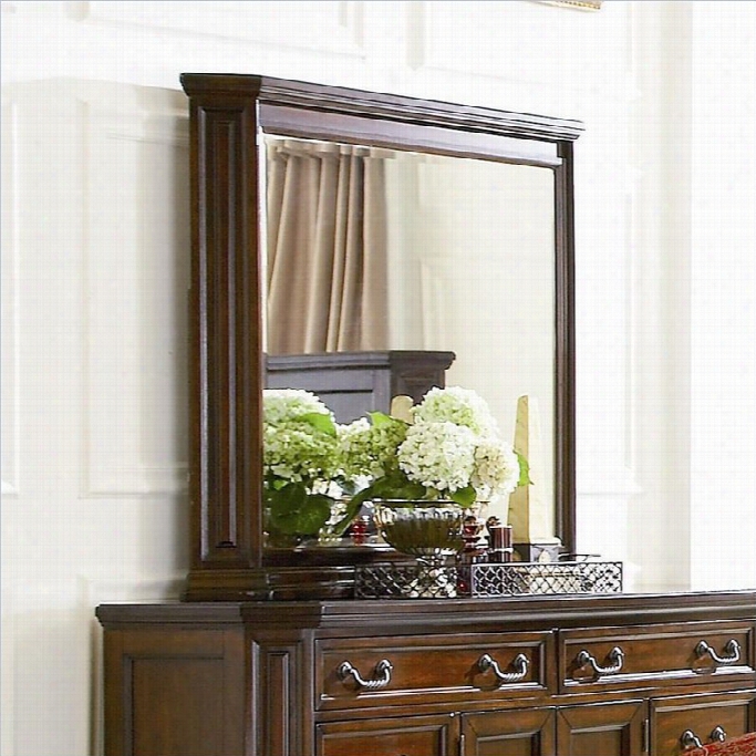 Coaster Foxhill Mirror In Deep  Brown Finish