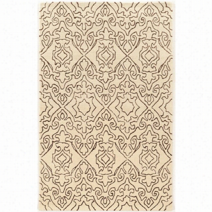 Linon Aspire 8' X 11' Hand Tufted Rugs In Ivory And Charcoal