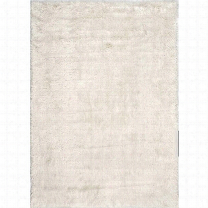 Nuloom 7' 6 X 9' 6 Cloud Shag Rug In White