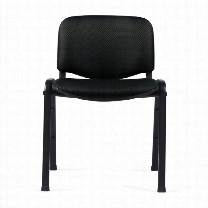 Offices To Go Stack Nig Armless Guest Stacking Chair In Negro